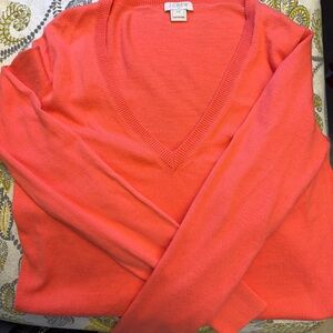 J Crew v-neck  light-weight sweater 100% cotton XXS